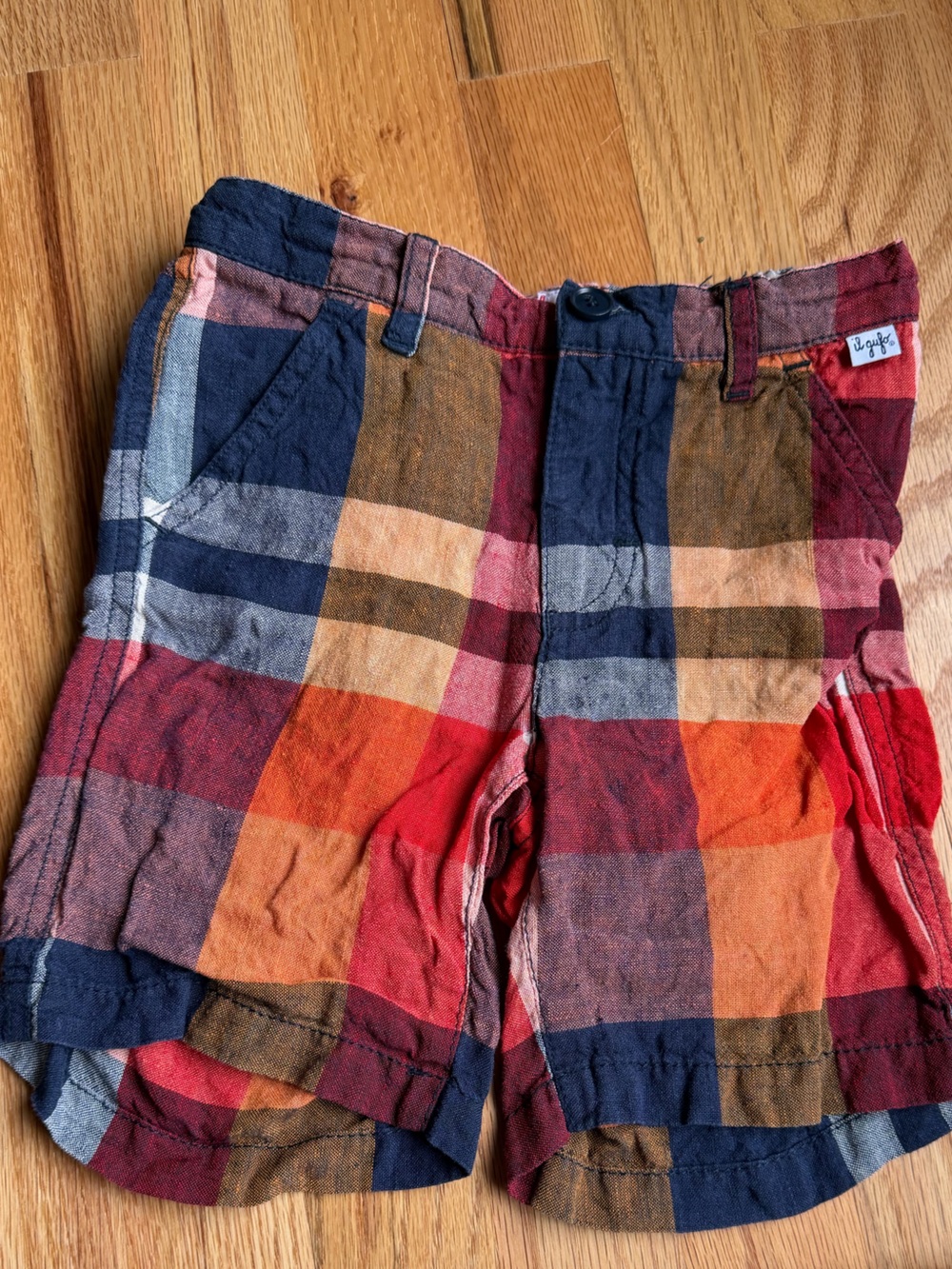 Il Gufo plaid shorts